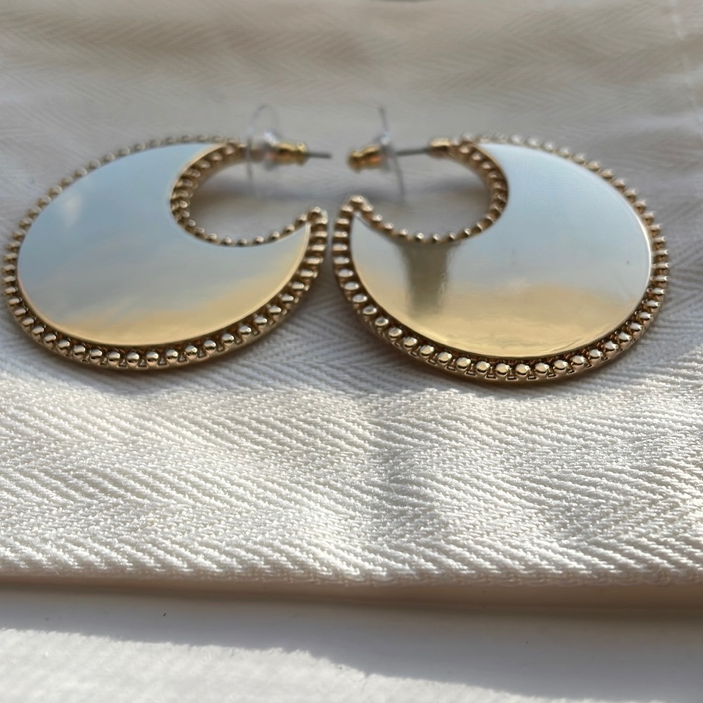 Rebecca Minkoff Half Moon Earrings